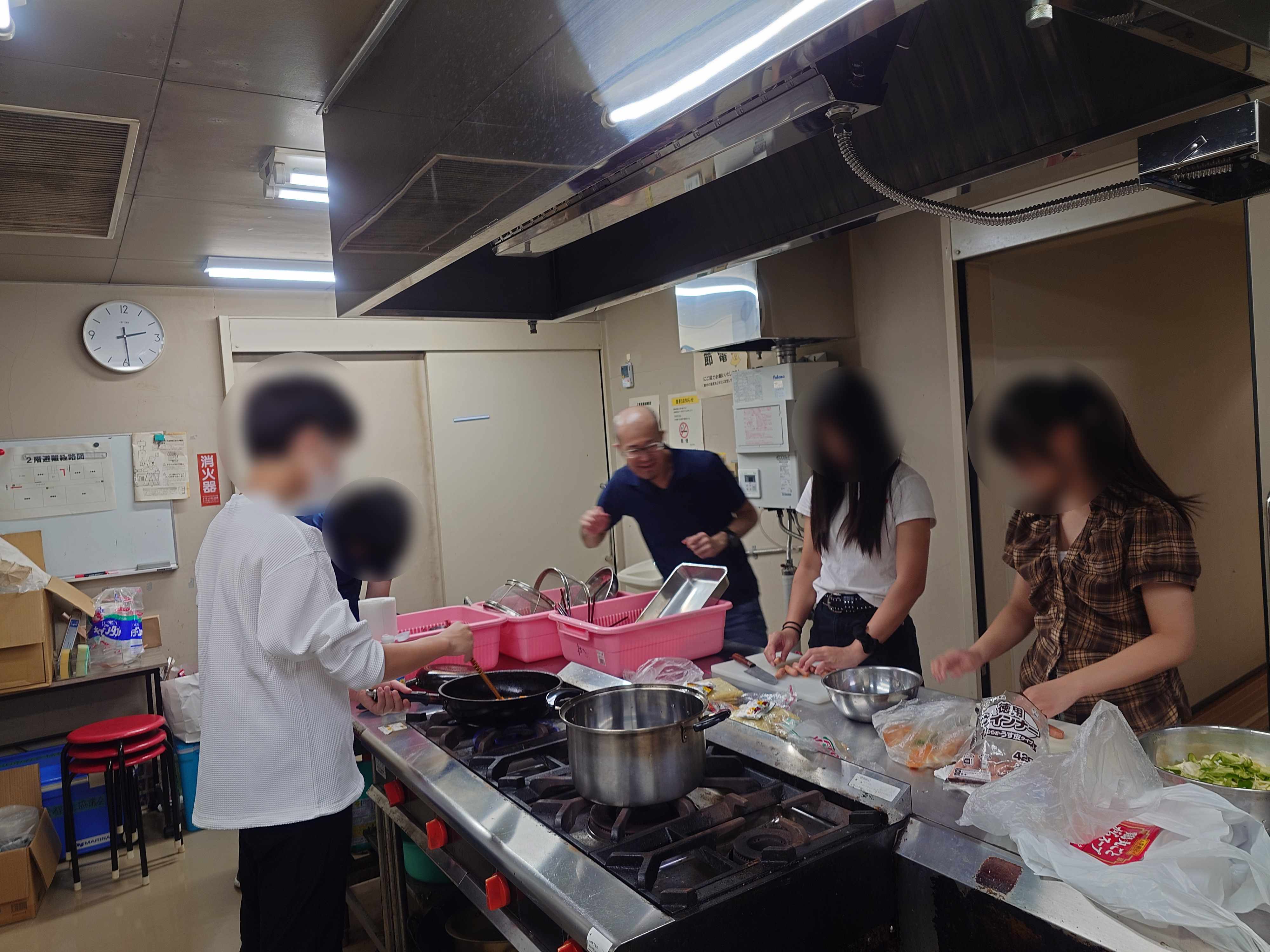お昼ご飯作り＆手持ち花火会を実施しました！ 1
